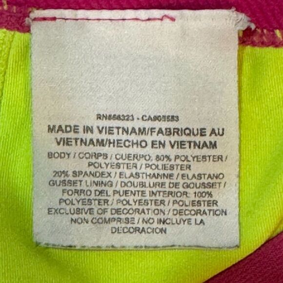 Nike PRO Shorts Size Medium Neon Green Pink Compression Running Track XC - Picture 5 of 7